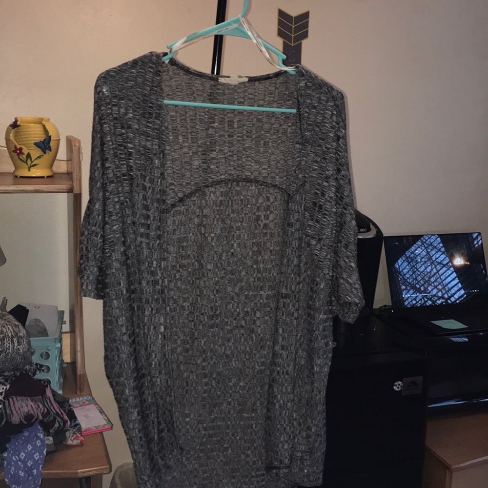Grey cardigan